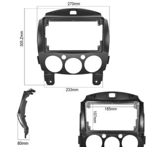 Mazda 2 DE 2007-2014 7 Inch Facia Kit (Frame Only)